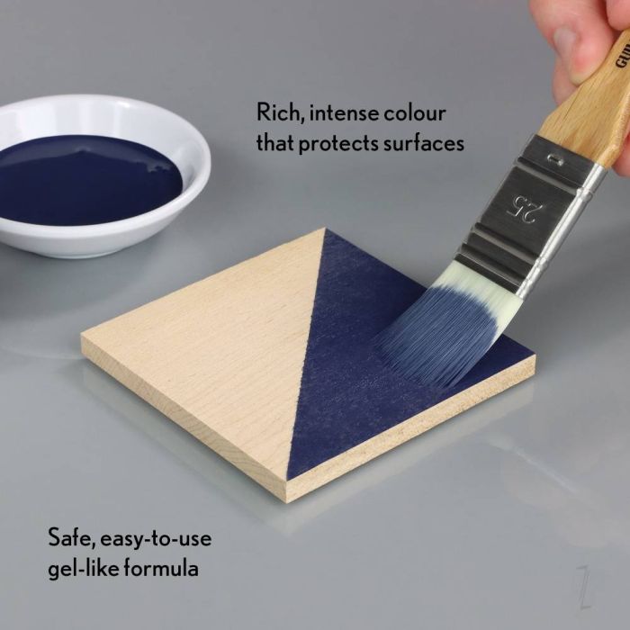 Bleo Gel Paint - Indigo (250ml) - Waterproof Outdoor Wood Fabric Stain & MORE!
