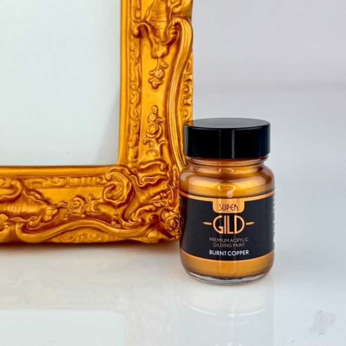 Guild Lane Super GILD Acrylic Gilding Enamel Paint, Burnt Copper (30ml)