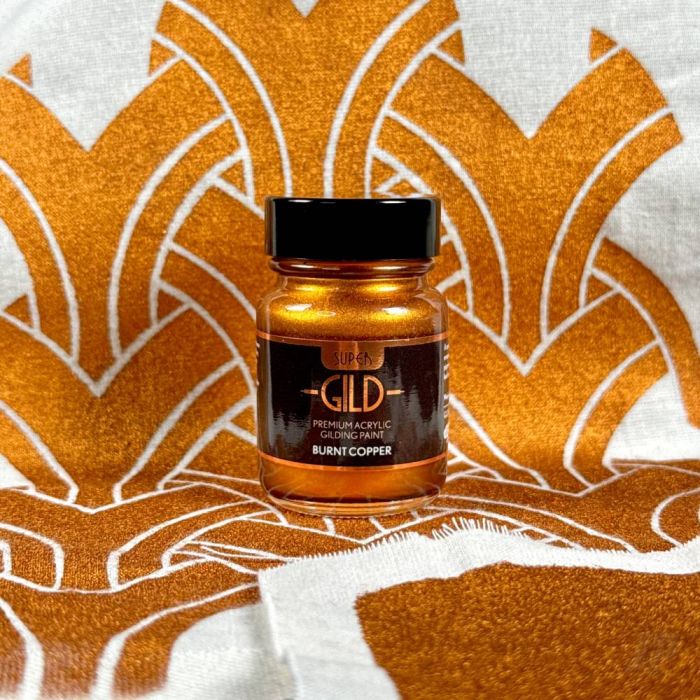 Guild Lane Super GILD Acrylic Gilding Enamel Paint, Burnt Copper (60ml)