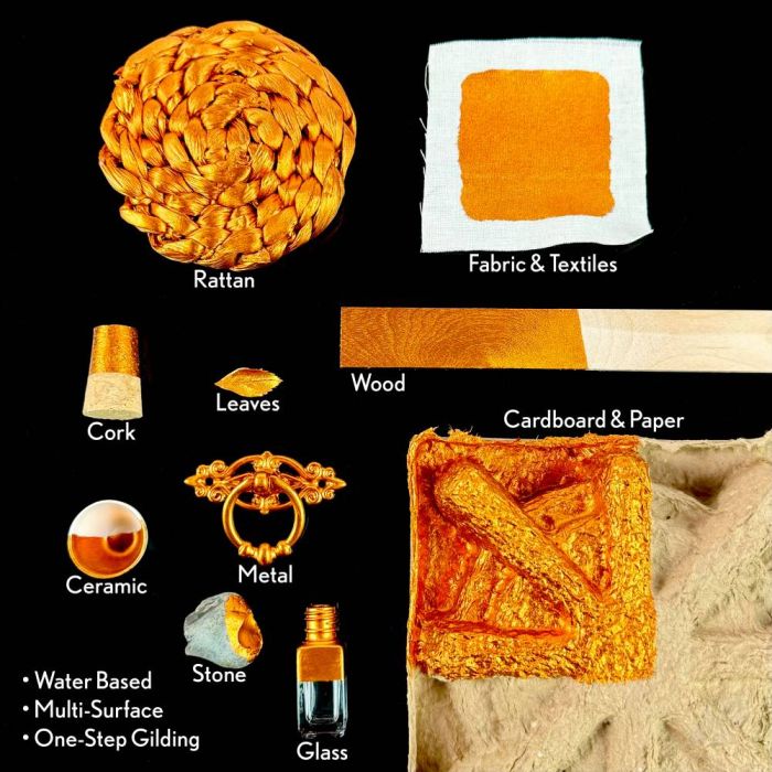 Guild Lane Super GILD Acrylic Gilding Enamel Paint, Burnt Copper (125ml)