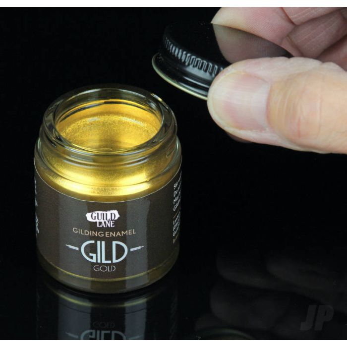 Gild Materials Gilding Gold Leaf Enamel Paint | 30ml Jar | For Craft Model