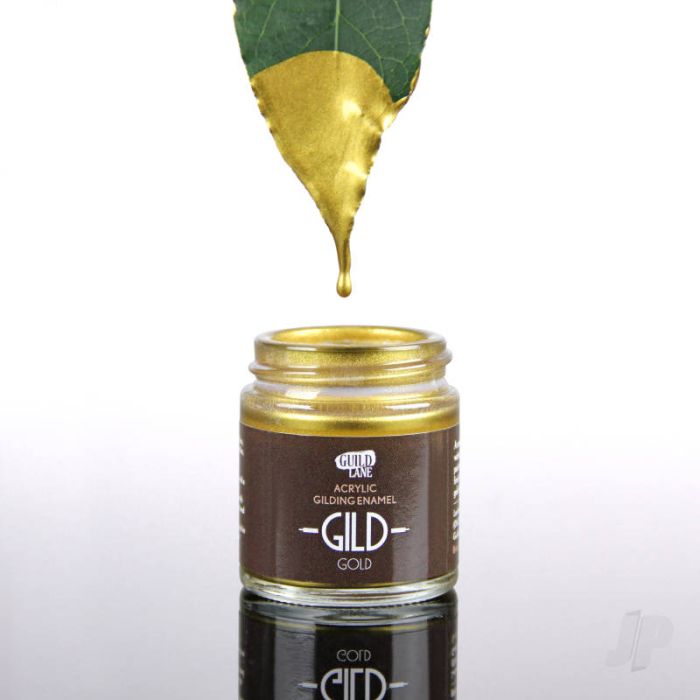 Guild Lane GILD Acrylic Gilding Enamel Paint, Gold (250ml Tin)