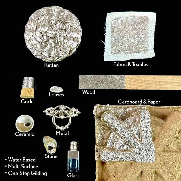 Guild Lane Super GILD Acrylic Gilding Enamel Paint, Platinum (30ml)