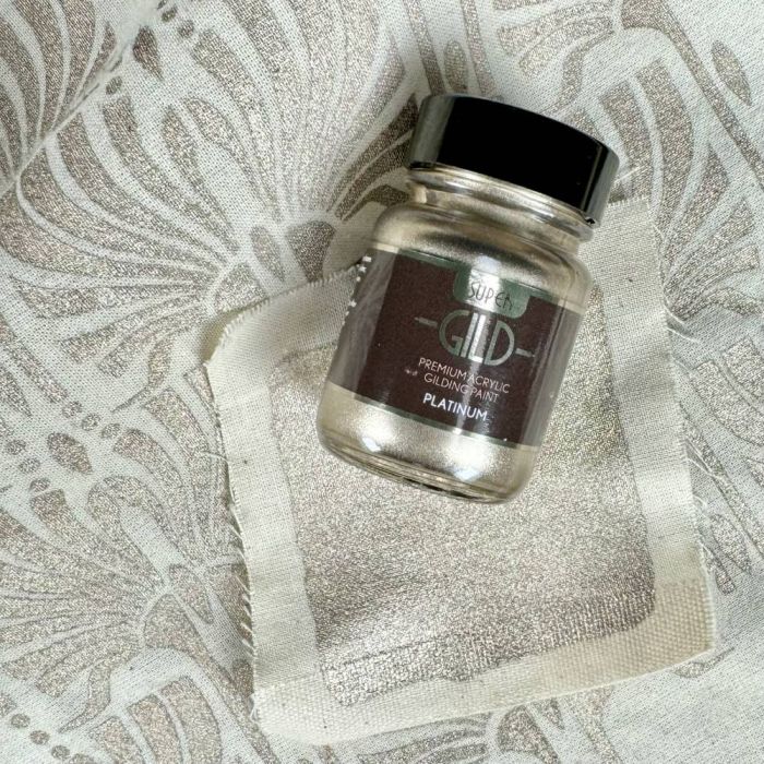 Guild Lane Super GILD Acrylic Gilding Enamel Paint, Platinum (125ml)