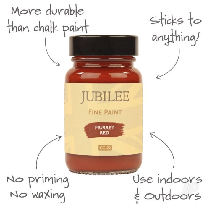 Guild Lane Jubilee All Purpose Acrylic Paint - Murrey Red (60ml)