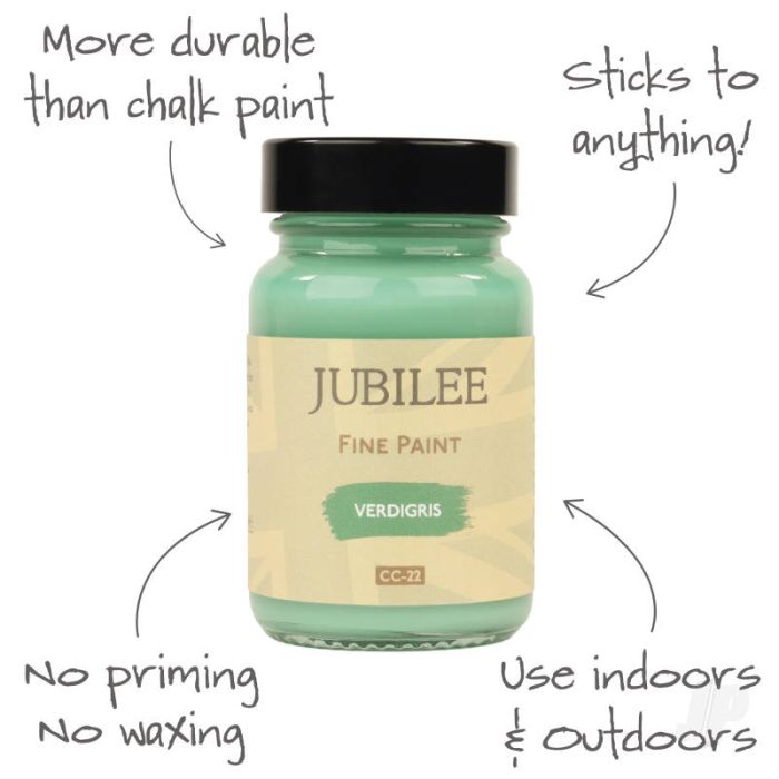 Guild Lane Jubilee All Purpose Acrylic Paint - Verdigris Green (60ml)