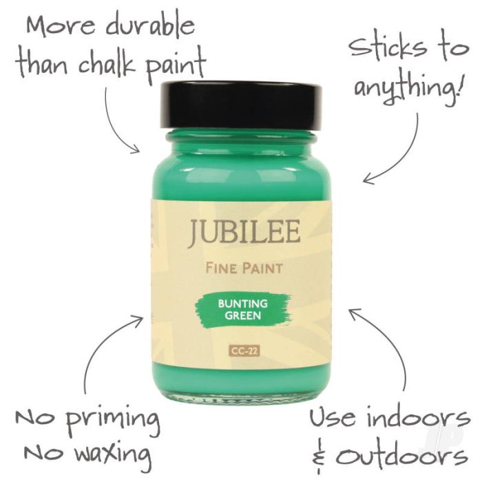 Guild Lane Jubilee All Purpose Acrylic Paint - Bunting Green (60ml)