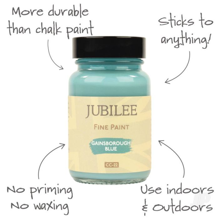 Guild Lane Jubilee All Purpose Acrylic Paint - Gainsborough Blue (60ml)