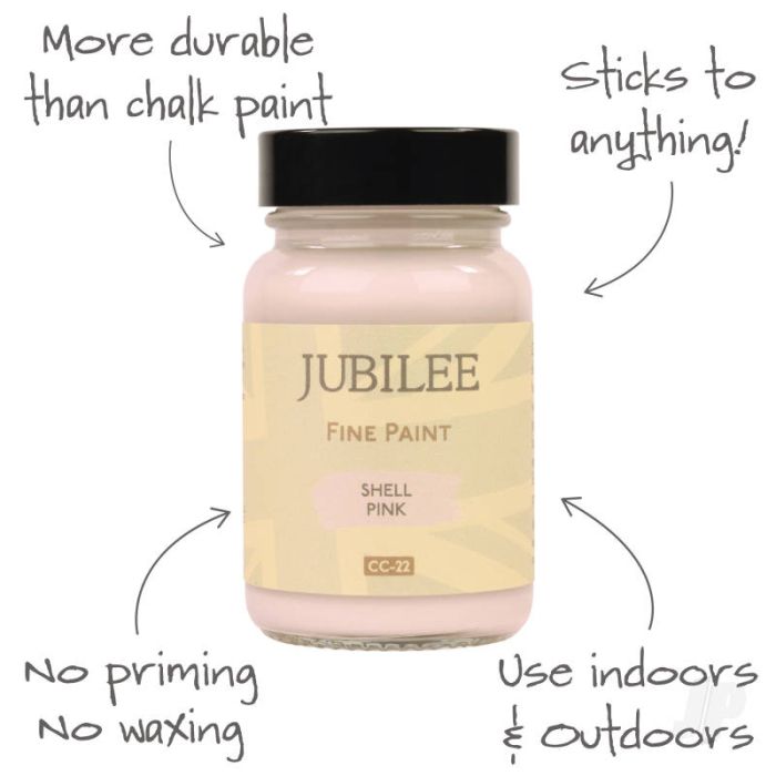 Guild Lane Jubilee All Purpose Acrylic Paint - Shell Pink (60ml)