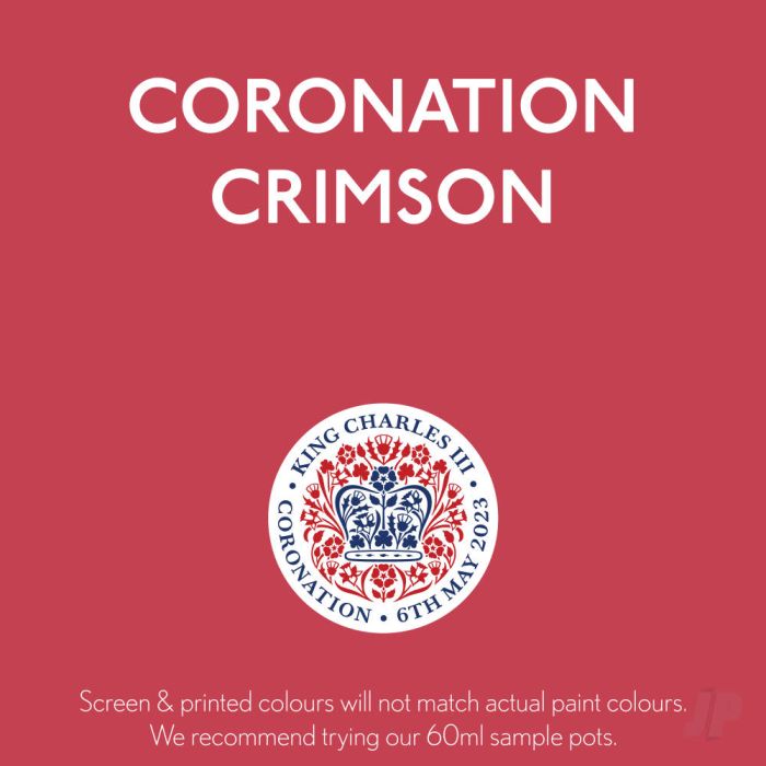 Guild Lane Jubilee All Purpose Acrylic Paint - Coronation Crimson Red (250ml)