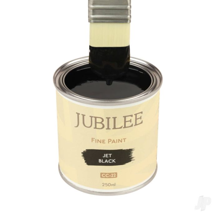 Guild Lane Jubilee All Purpose Acrylic Paint - Jet Black (250ml)
