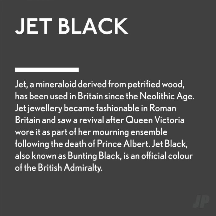 Guild Lane Jubilee All Purpose Acrylic Paint - Jet Black (250ml)