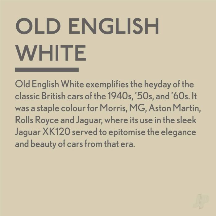 Guild Lane Jubilee All Purpose Acrylic Paint - Old English White (250ml)