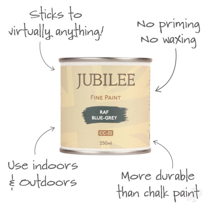 Guild Lane Jubilee All Purpose Acrylic Paint - RAF Blue-Grey (250ml)