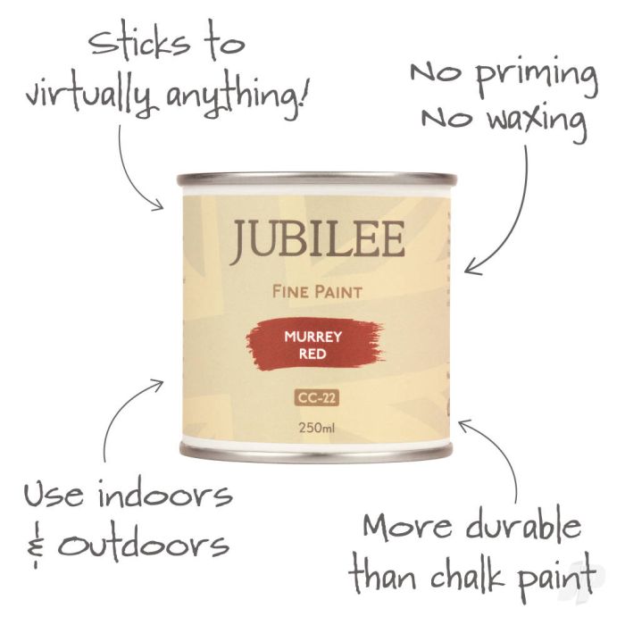 Guild Lane Jubilee All Purpose Acrylic Paint - Murrey Red (250ml)