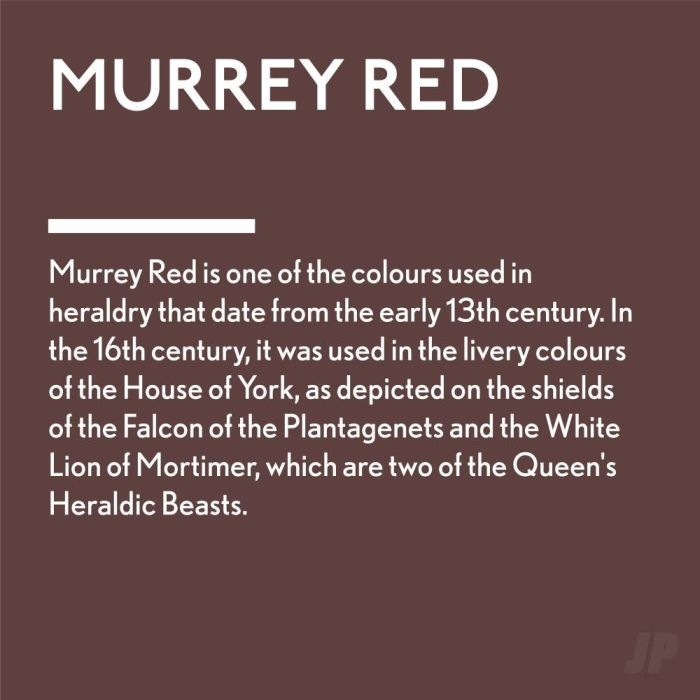 Guild Lane Jubilee All Purpose Acrylic Paint - Murrey Red (250ml)