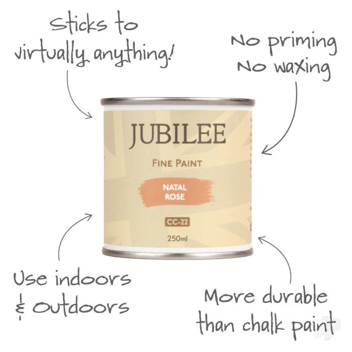 Guild Lane Jubilee All Purpose Acrylic Paint - Natal Rose (250ml)