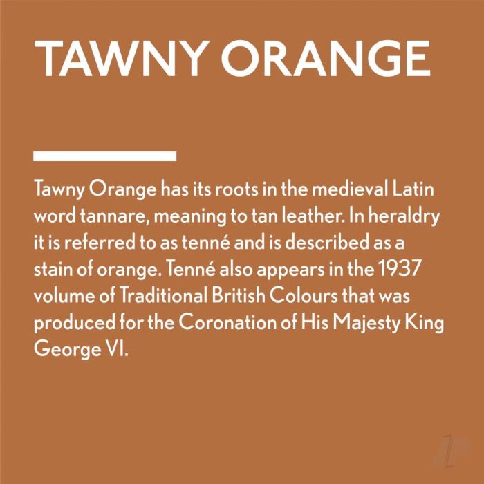 Guild Lane Jubilee All Purpose Acrylic Paint - Tawny Orange (250ml)