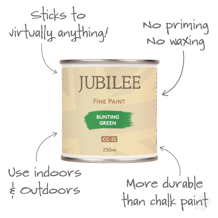 Guild Lane Jubilee All Purpose Acrylic Paint - Bunting Green (250ml)