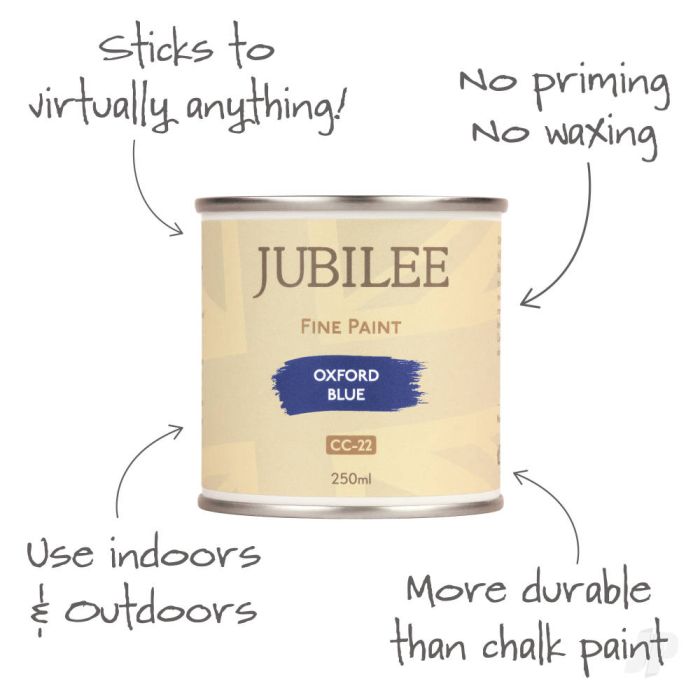 Guild Lane Jubilee All Purpose Acrylic Paint - Oxford Blue (250ml)