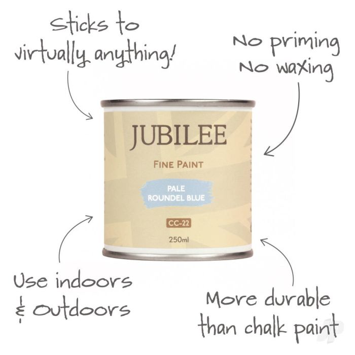 Guild Lane Jubilee All Purpose Acrylic Paint - Pale Roundel Blue (250ml)