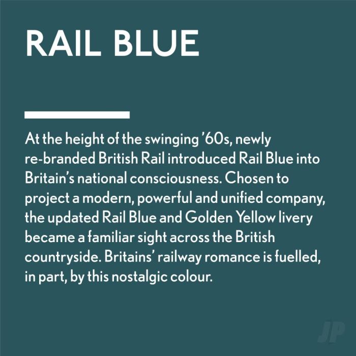 Guild Lane Jubilee All Purpose Acrylic Paint - Rail Blue (250ml)