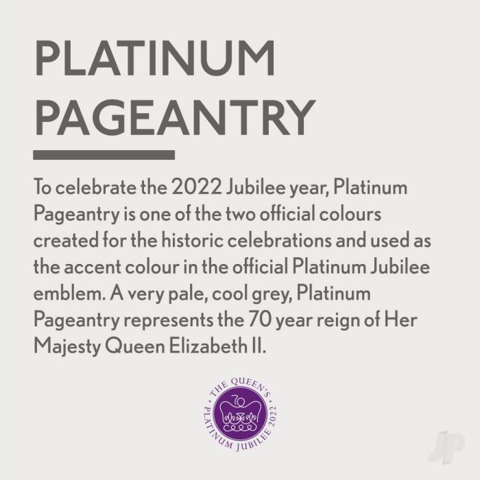 Guild Lane Jubilee All Purpose Acrylic Paint - Platinum Pageantry (250ml)