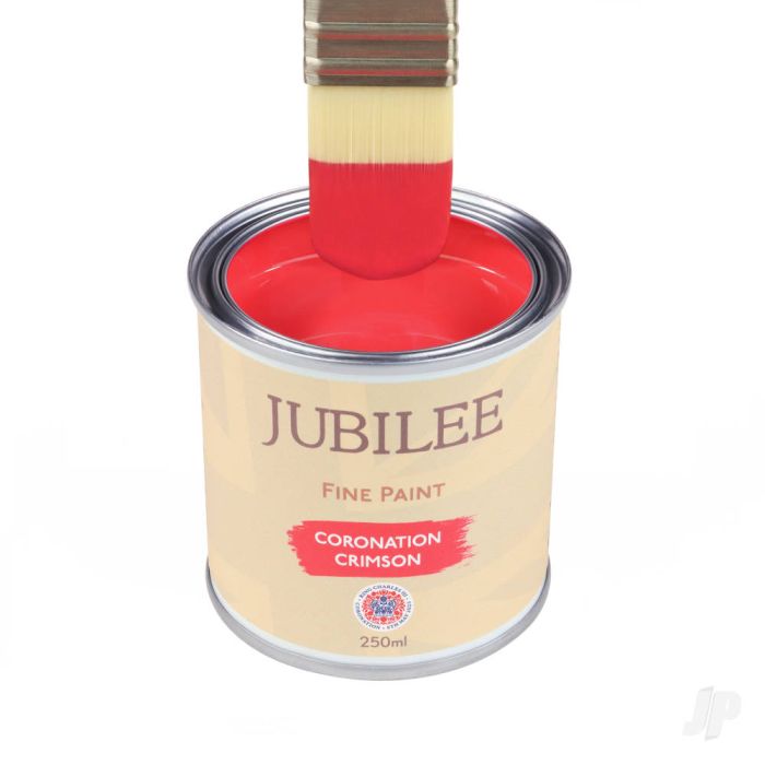 Guild Lane Jubilee All Purpose Acrylic Paint - Coronation Crimson Red (250ml)