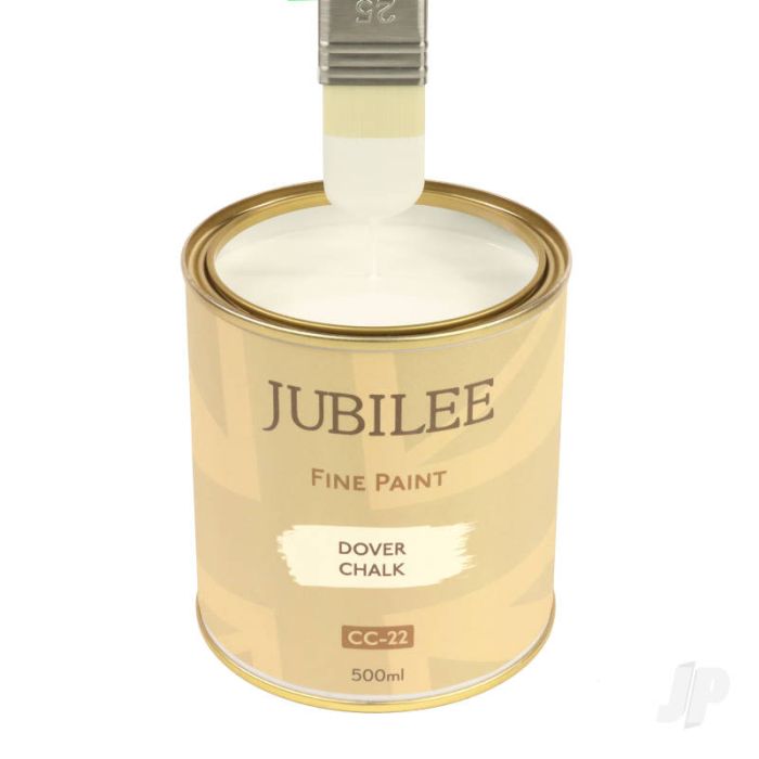 Guild Lane Jubilee All Purpose Acrylic Paint - Dover Chalk White (500ml)