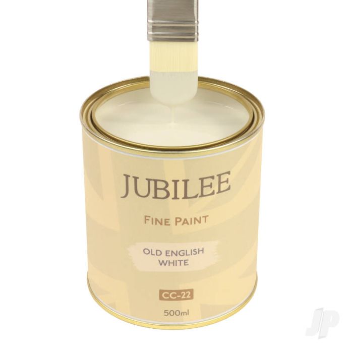 Guild Lane Jubilee All Purpose Acrylic Paint - Old English White (500ml)