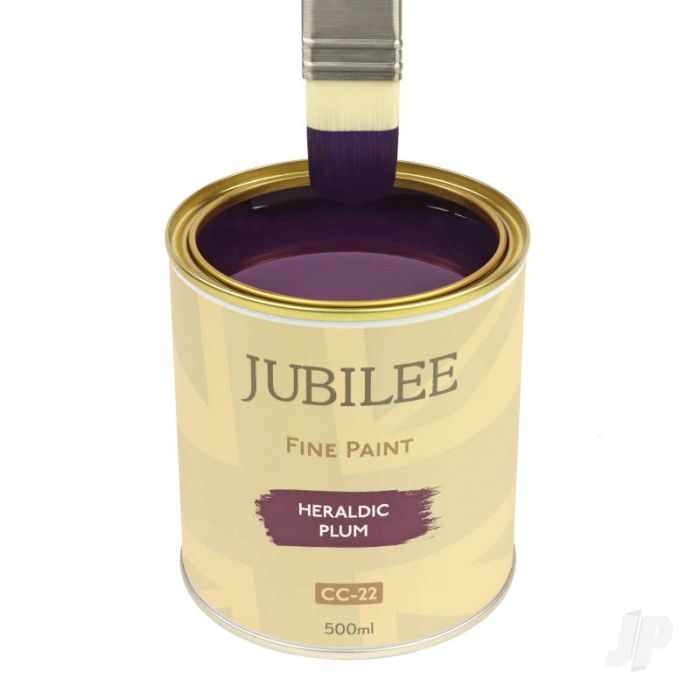 Guild Lane Jubilee All Purpose Acrylic Paint - Heraldic Plum Purple (500ml)