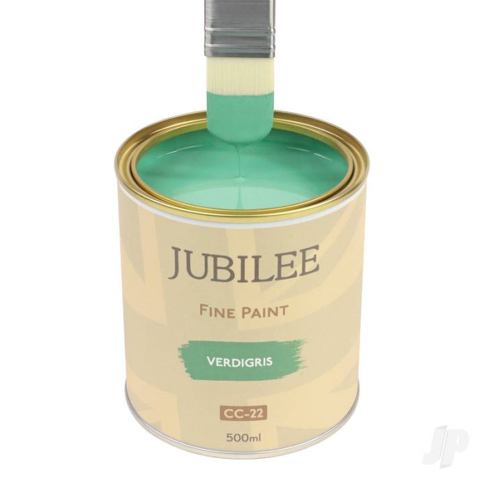 Guild Lane Jubilee All Purpose Acrylic Paint - Verdigris Green (500ml)