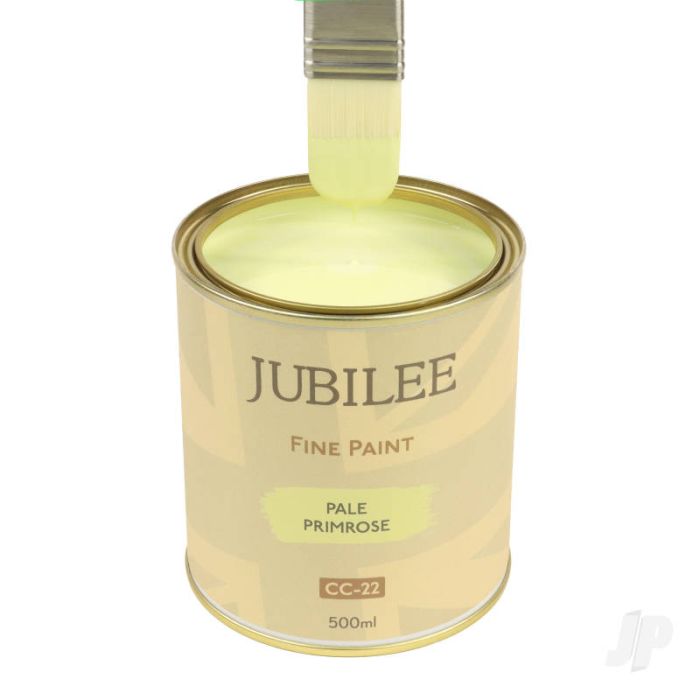 Guild Lane Jubilee All Purpose Acrylic Paint - Pale Primrose Yellow (500ml)