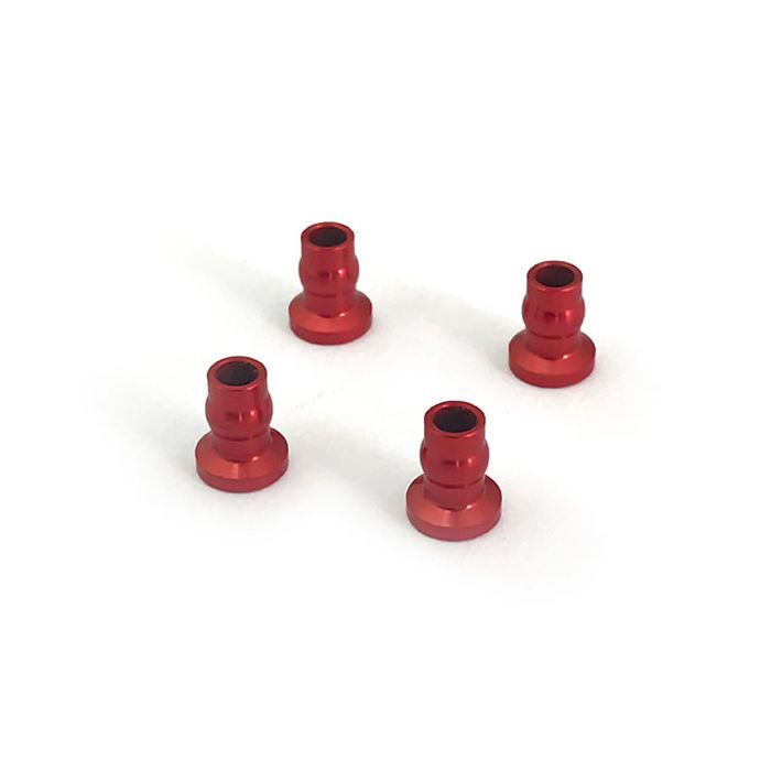 Gmade Aluminium Shock Upper Ball 5x8.5mm Red (4) Ts/Rsd