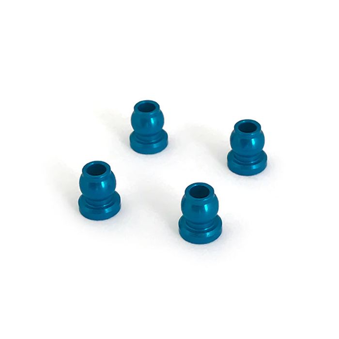 Gmade Aluminium Shock Upper Ball 6x8.5mm Blue (4) Zero/G/X