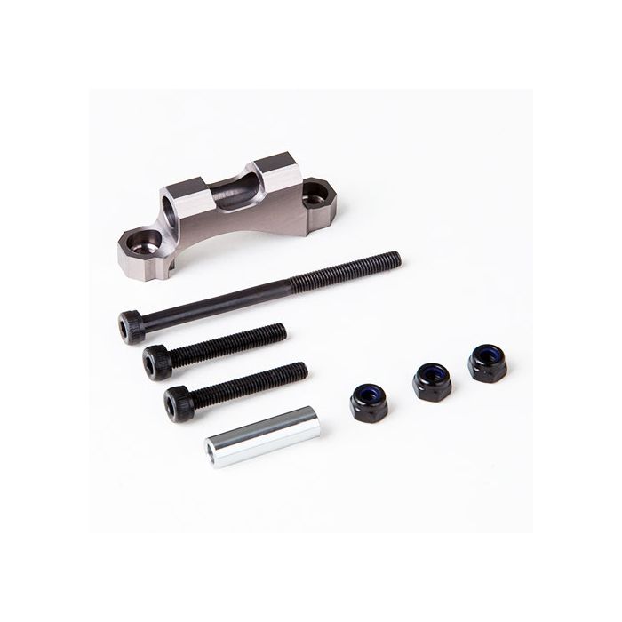 GMADE Rear Upper Link Mount (Titanium Grey) For GS01 Axle
