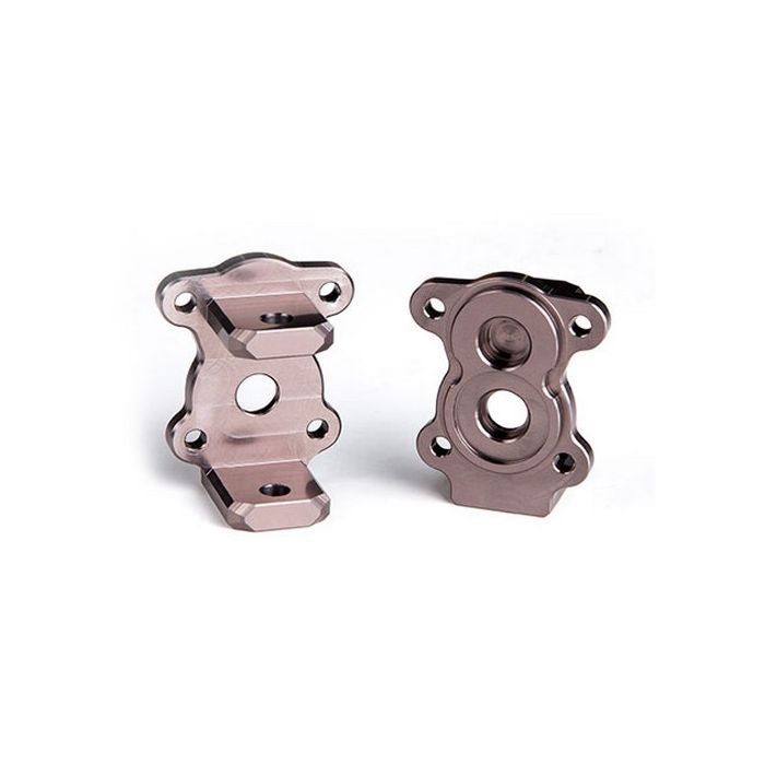 Gmade Aluminium C-Hub Carrier (2) Titanium Gray R1 Axle