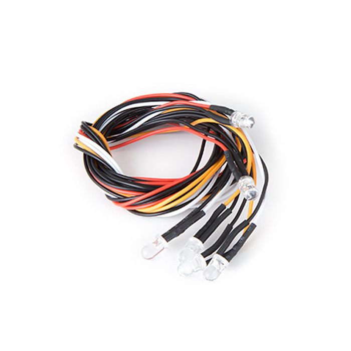 Gmade Sawback LEDLight Kit 5mm White (4) & 5mm Red (2)