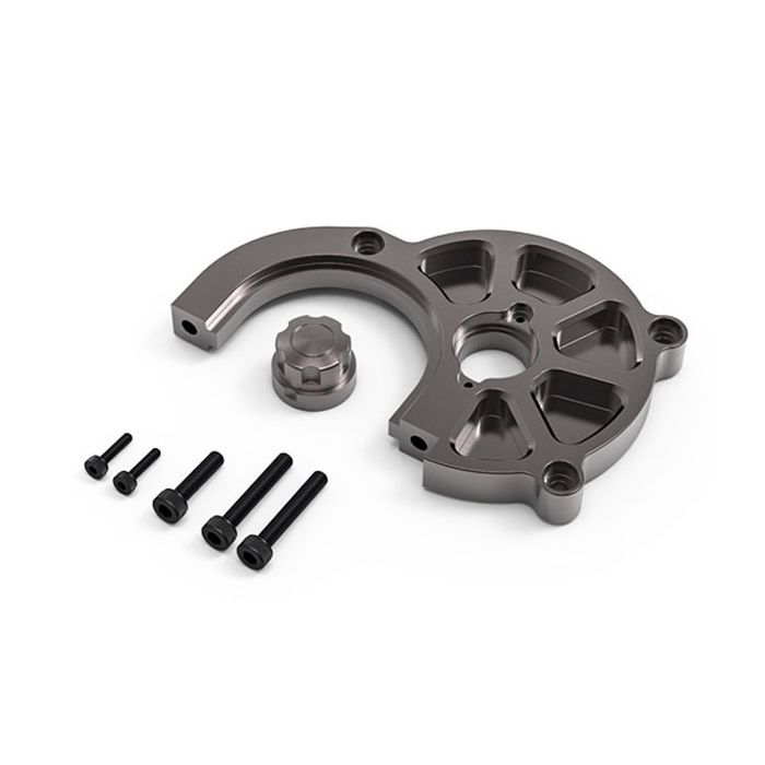 Gmade GR01 Aluminium Motor Mount Set (Titanium Gray)