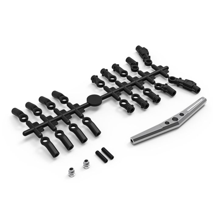 Gmade GR01 Machined M4 99mm Upper Link (Silver)