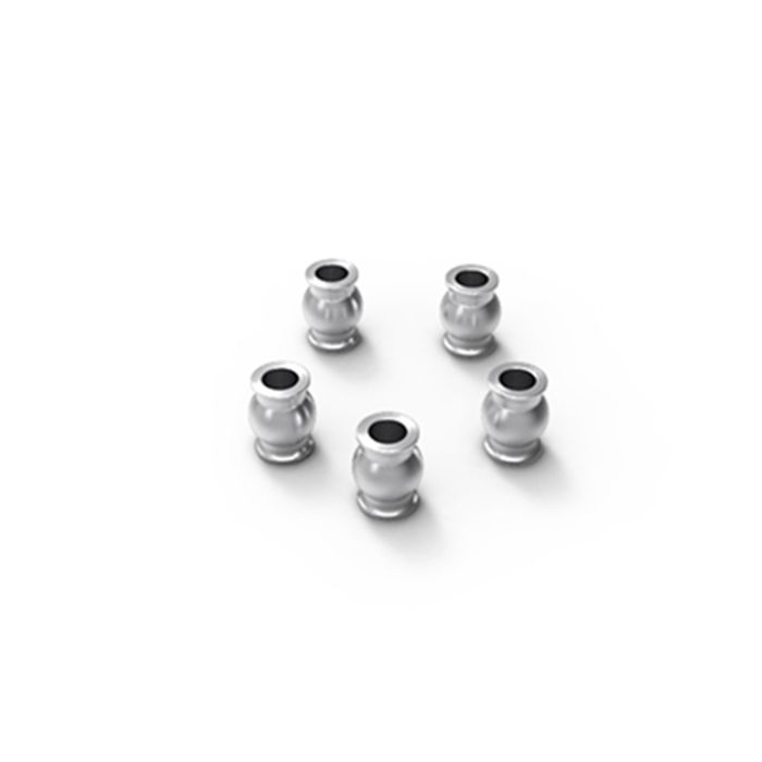 Gmade Aluminium Rod End Ball 5.8x7.3mm (Silver) (5)