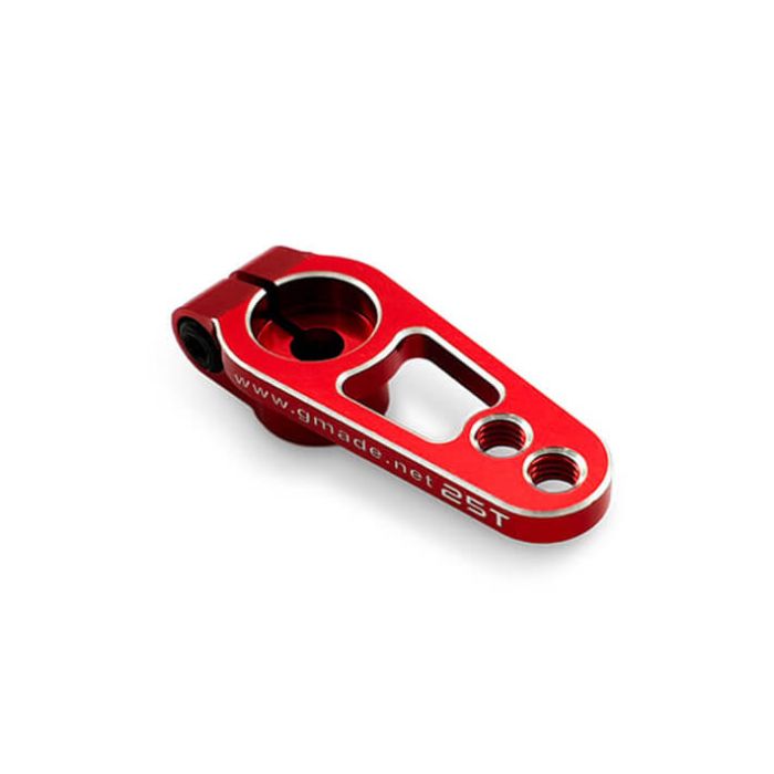 Gmade Aluminium Clamping Servo Arm (Red) (25t)