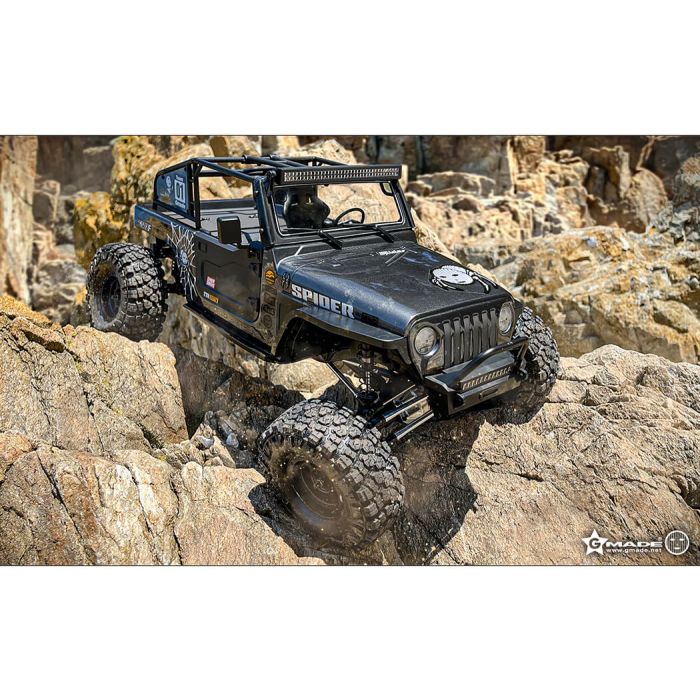 GMADE 1/10 GS02F Spider Jeep Wrangler Style Rock Crawler - RC Car Kit
