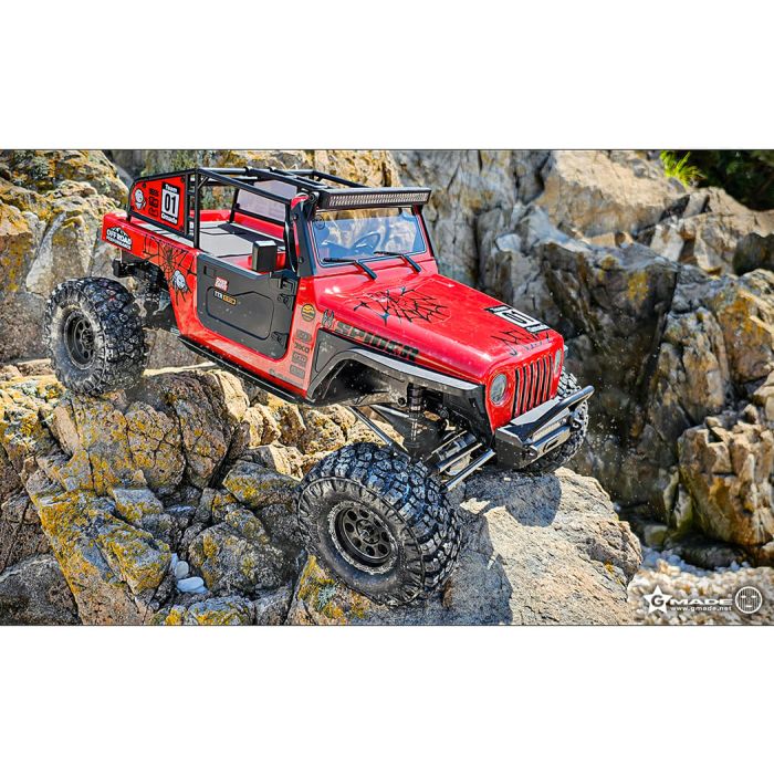 GMADE 1/10 GS02F Spider Jeep Wrangler Style Rock Crawler - RC Car Kit