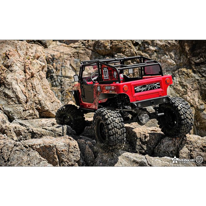 GMADE 1/10 GS02F Spider Jeep Wrangler Style Rock Crawler - RC Car Kit