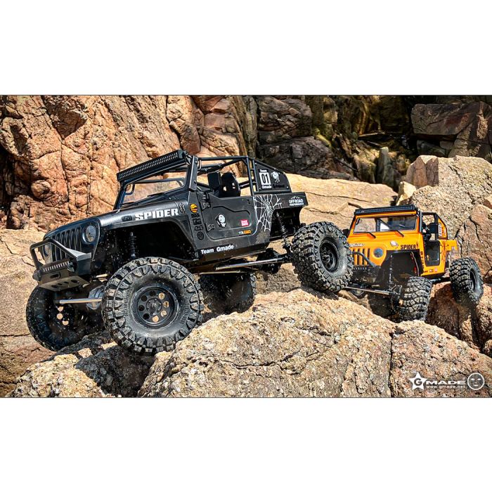 GMADE 1/10 GS02F Spider Jeep Wrangler Style Rock Crawler - RC Car Kit
