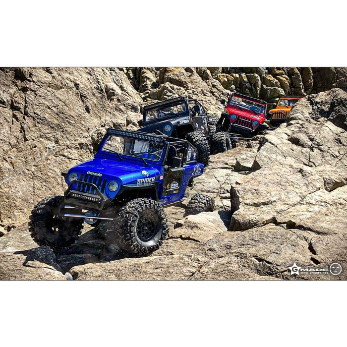 GMADE 1/10 GS02F Spider Jeep Wrangler Style Rock Crawler - RC Car Kit