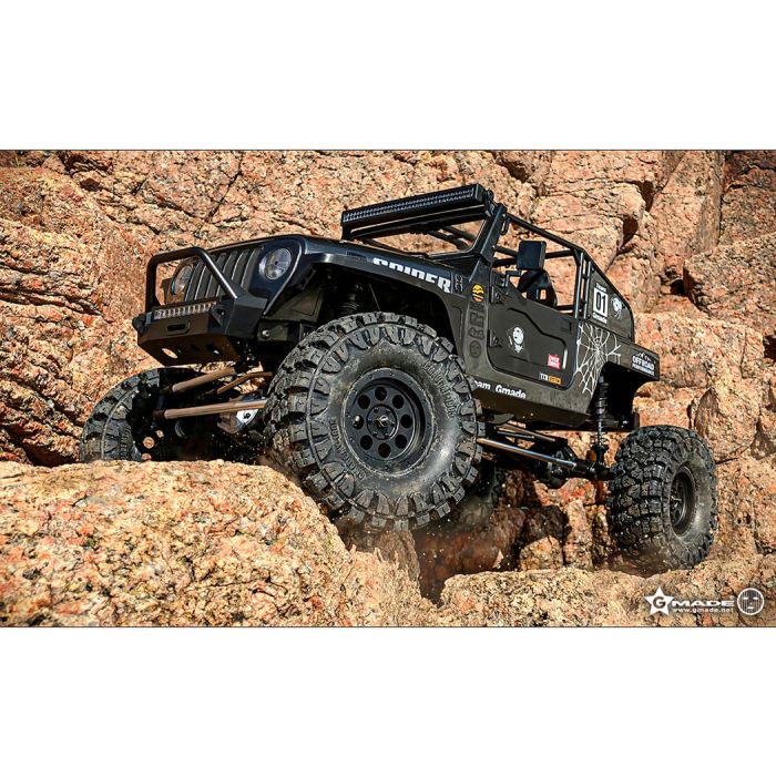 GMADE 1/10 GS02F Spider Jeep Wrangler Style Rock Crawler - RC Car Kit