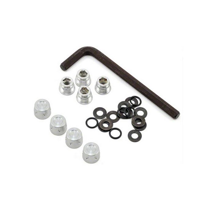 Gmade 1.9 RH01 Wheel Hubs Silver (4)