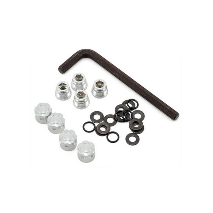 Gmade 1.9 RH03 Wheel Hubs Silver (4)